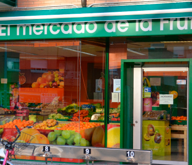 mercado de la fruta en León